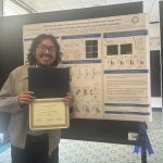 Bryan Ramirez wins first place for his poster at GLMC symposium
