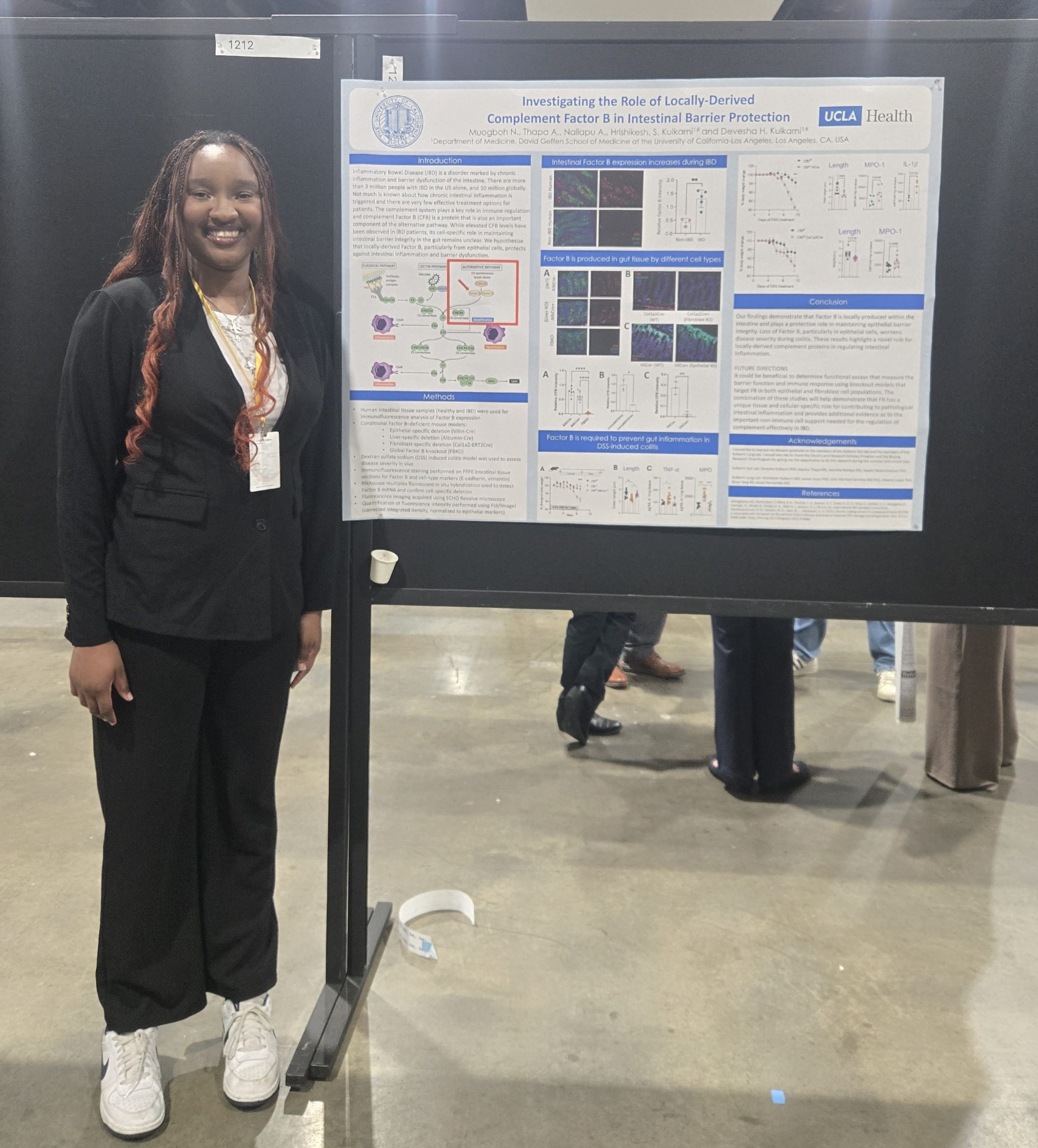 nnenna-National Conference on Undergraduate Research (NCUR) Undergrad student Nnenna Muogboh, presenting poster at NCUR- National conference on Undergradute research